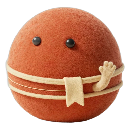 Bobbin mascot waving
